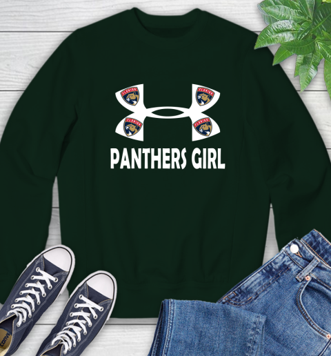 NHL Florida Panthers Girl Under Armour Hockey Sports Sweatshirt 12