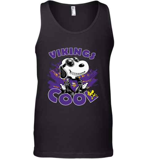 Minnesota Vikings Snoopy Joe Cool We're Awesome Tank Top