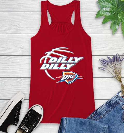 NBA Oklahoma City Thunder Dilly Dilly Basketball Sports Racerback Tank 6