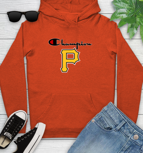 MLB Baseball Pittsburgh Pirates Champion Shirt Youth Hoodie 3