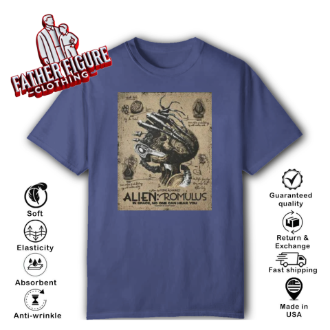 Alien Romulus In Space No One Can Hear You T-Shirt - Father
