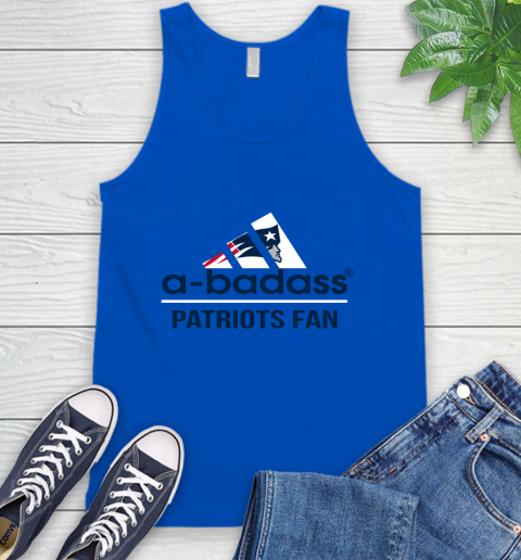 New England Patriots NFL Football A Badass Adidas Adoring Fan Sports Tank Top 4