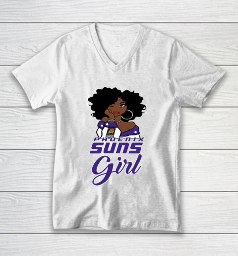 Phoenix Suns Girl NBA V-Neck T-Shirt 2