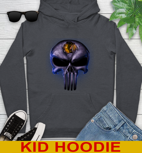 Blackhawks shop skull hoodie