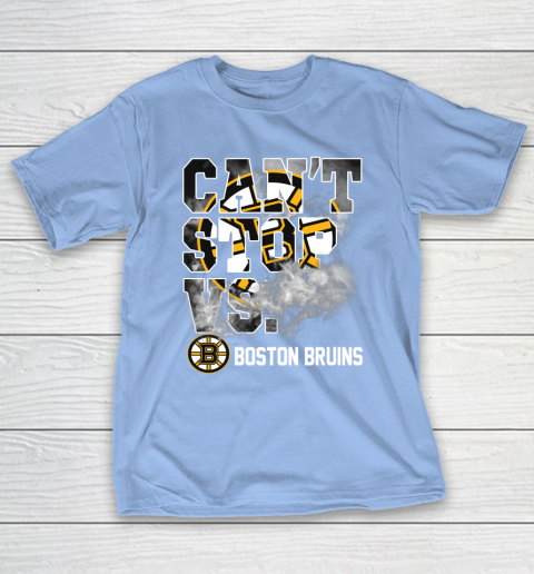 NHL Boston Bruins Hockey Can't Stop Vs T-Shirt 10