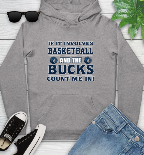 NBA If It Involves Basketball And Minnesota Timberwolves Count Me In Sports Youth Hoodie 6