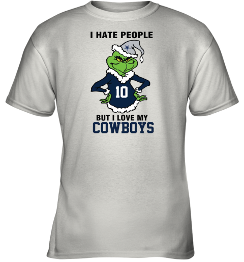 I Hate People But I Love My Cowboys Youth T-Shirt