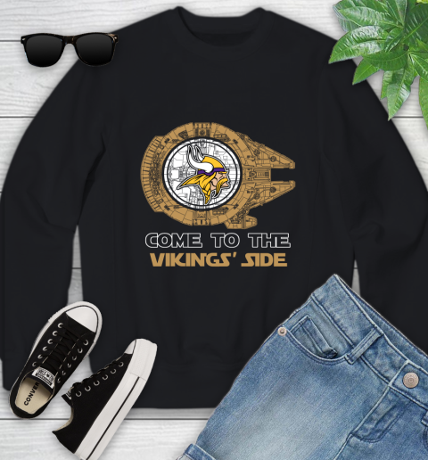 NFL Come To The Minnesota Vikings Wars Football Sports Youth Sweatshirt