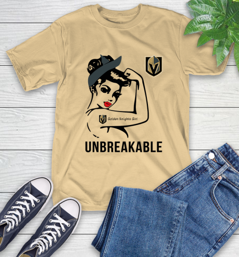 NHL Vegas Golden Knights Girl Unbreakable Hockey Sports T-Shirt 6