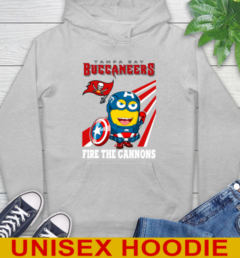 NFL Football Tampa Bay Buccaneers Captain America Marvel Avengers Minion Shirt Hoodie 6