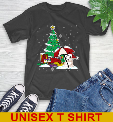 Maltese Christmas Dog Lovers Shirts 1