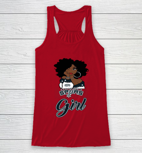 San Antonio Spurs Girl NBA Racerback Tank 5