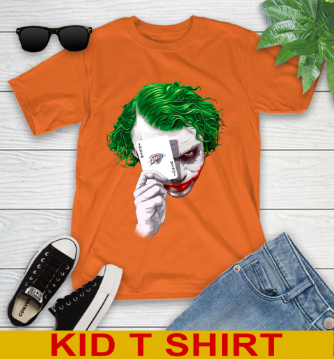 Oklahoma City Thunder NBA Basketball Joker Card Shirt Youth T-Shirt 8