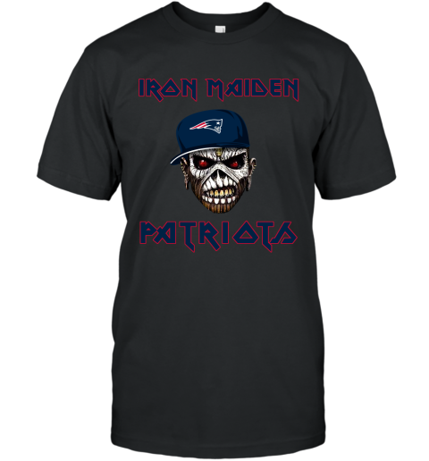 NFL New England Patriots Iron Maiden Rock Band Music Football Sports 53Ol7FG0r4v classic t shirt 2 95 151514 front black