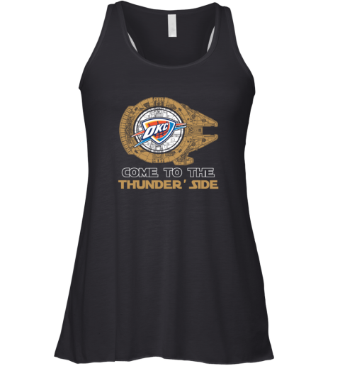 NBA Come To The Oklahoma City Thunder Star Wars Basketball Sports Racerback Tank