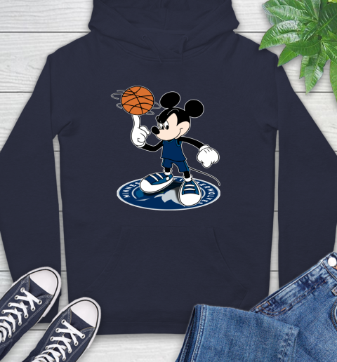 NBA Basketball Minnesota Timberwolves Cheerful Mickey Disney Shirt Hoodie 4