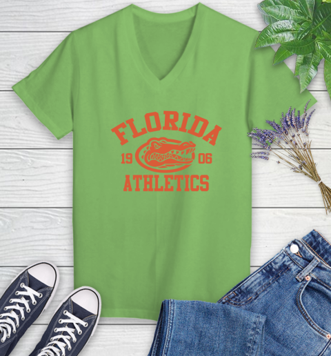 Blue Shirt in Football Women's V-Neck T-Shirt 11