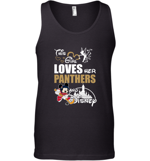 This Girl Love Her Florida Panthers And Mickey Disney Shirts Tank Top