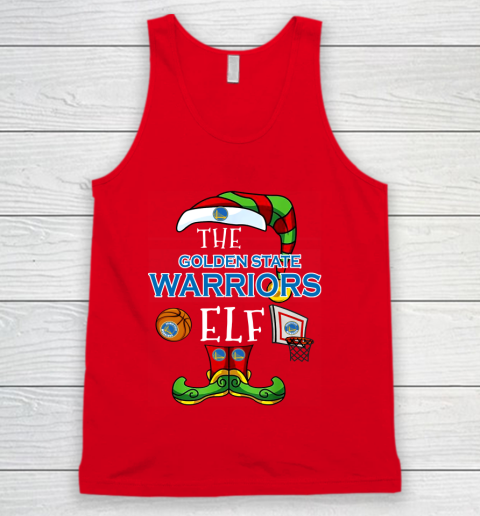 Golden State Warriors Christmas ELF Funny NBA Tank Top 5