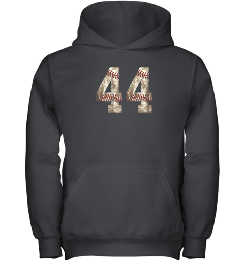 Baseball Jersey Number 44 Youth Hoodie