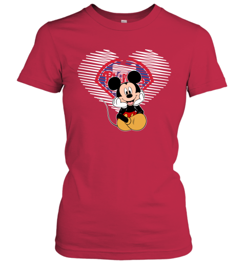 MLB Philadelphia Phillies The Heart Mickey Mouse Disney Baseball T Shirt TJUTGU7yNZk ladies t shirt 20 95 151514 front red