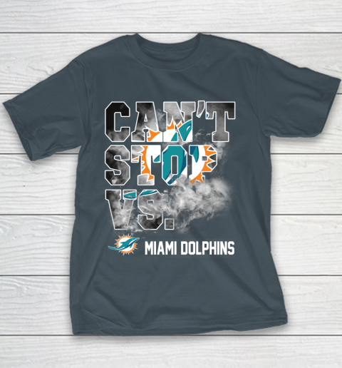 NFL Miami Dolphins Can't Stop Vs Youth T-Shirt 5