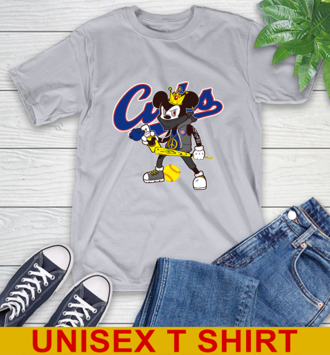 Chicago Cubs MLB Baseball Mickey Peace Sign Sports T-Shirt 6