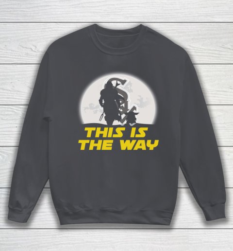 Chicago White Sox MLB Baseball Star Wars Yoda And Mandalorian This Is The Way Sweatshirt 4