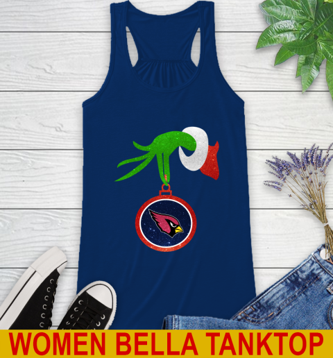 Arizona Cardinals Grinch Merry Christmas NFL Football Racerback Tank 9