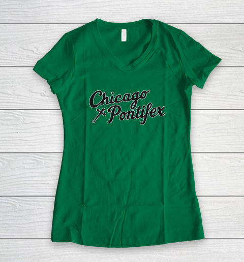 Chicago Pontifex Women's V-Neck T-Shirt 3