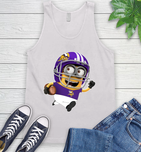NFL Minnesota Vikings Minions Disney Football Sports Tank Top