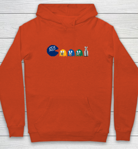 Tampa Bay Lightning x Pacman Create History For Stanley Cup Youth Hoodie 4