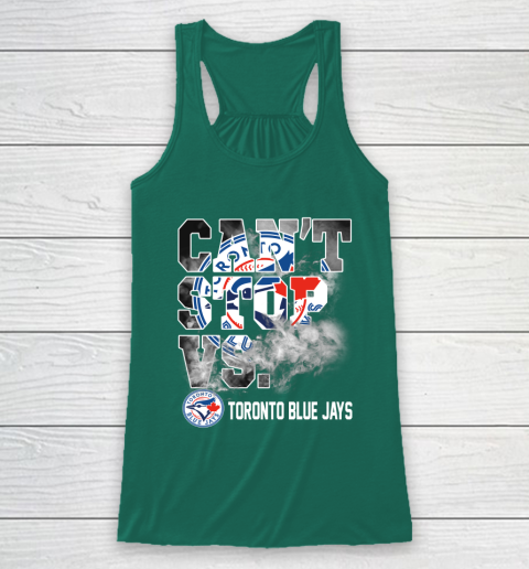 MLB Toronto Blue Jays Baseball Can't Stop Vs Blue Jays Racerback Tank 5