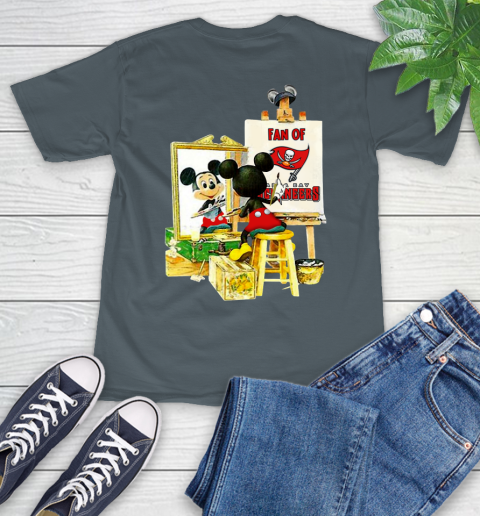 NFL Football Tampa Bay Buccaneers Mickey Drawing Shirt 7