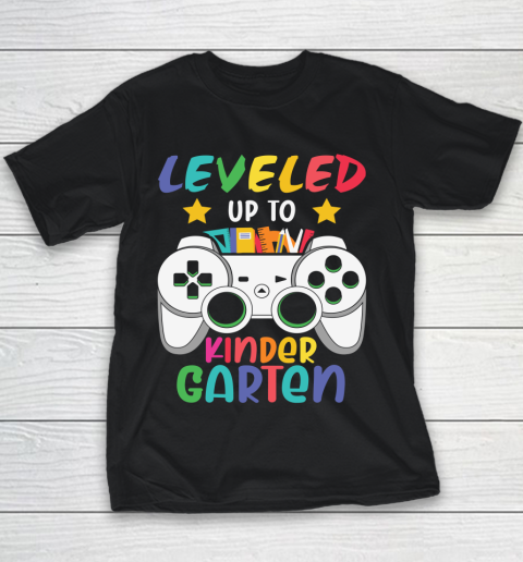 Back To School Shirt Leveled up to kinder garten Youth T-Shirt