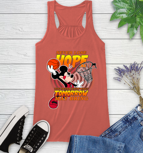 Portland Trail Blazers NBA Basketball Mickey Disney Never Lose Hope Racerback Tank 3
