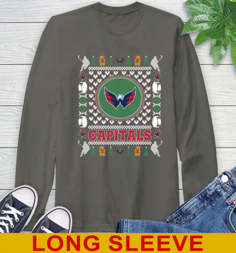 Washington Capitals Merry Christmas NHL Hockey Loyal Fan Long Sleeve T-Shirt 10