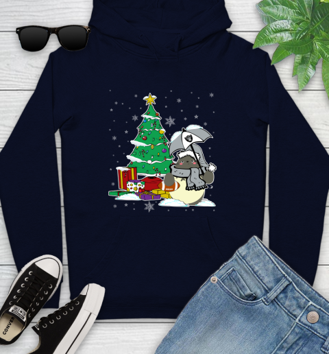 Oakland Raiders NFL Football Cute Tonari No Totoro Christmas Sports Youth Hoodie 3