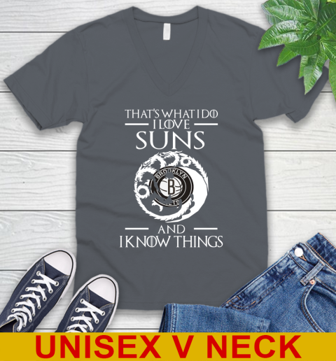 Brooklyn Nets NBA Basketball That's What I Do I Love My Team And I Know Things Game Of Thrones 50