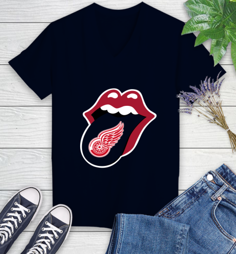 Detroit Red Wings NHL Hockey Lips I Root For My Team Adoring Fan 79