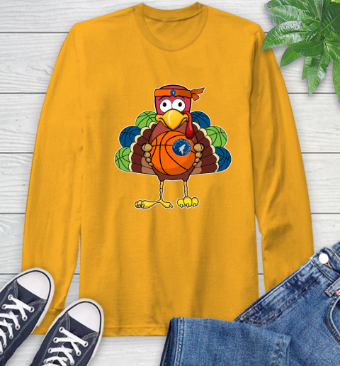 Minnesota Timberwolves Turkey thanksgiving day Long Sleeve T-Shirt 3