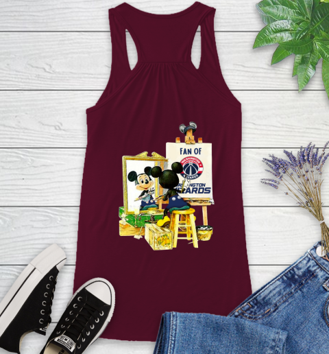 NBA Basketball Washington Wizards Mickey Drawing Shirt 38