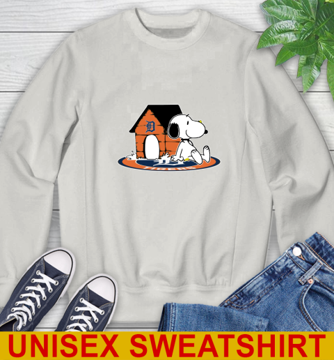 MLB Baseball Detroit Tigers Snoopy The Peanuts Movie Shirt Sweatshirt 12