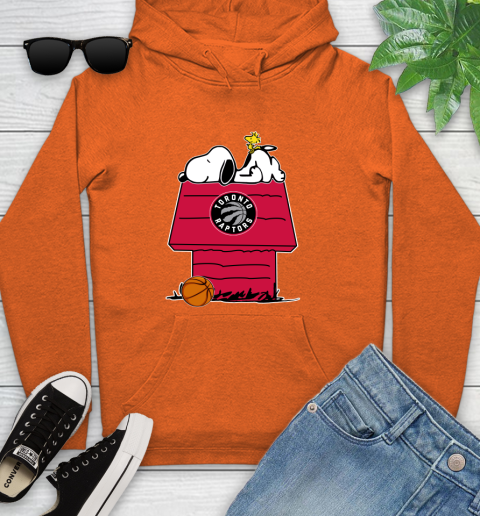 Toronto Raptors NBA Basketball Snoopy Woodstock The Peanuts Movie Youth Hoodie 5