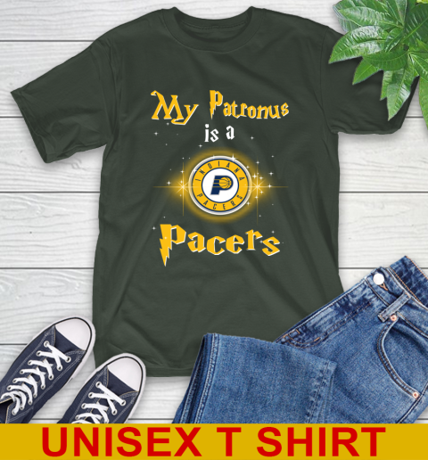 NBA Basketball Harry Potter My Patronus Is A Indiana Pacers T-Shirt 6