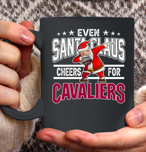 Cleveland Cavaliers Even Santa Claus Cheers For Christmas NBA Ceramic Mug 11oz 2