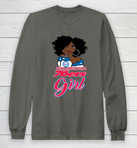 Philadelphia 76ers Girl NBA Long Sleeve T-Shirt 8