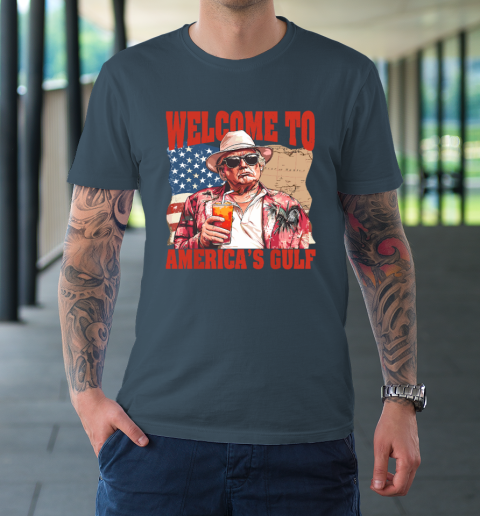 President Trump Welcome To America's Gulf Mexico T-Shirt 4