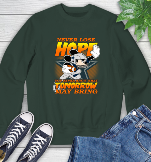 Dallas Cowboys NFL Football Mickey Disney Never Lose Hope Sweatshirt 12