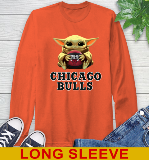 NBA Basketball Chicago Bulls Star Wars Baby Yoda Shirt 62